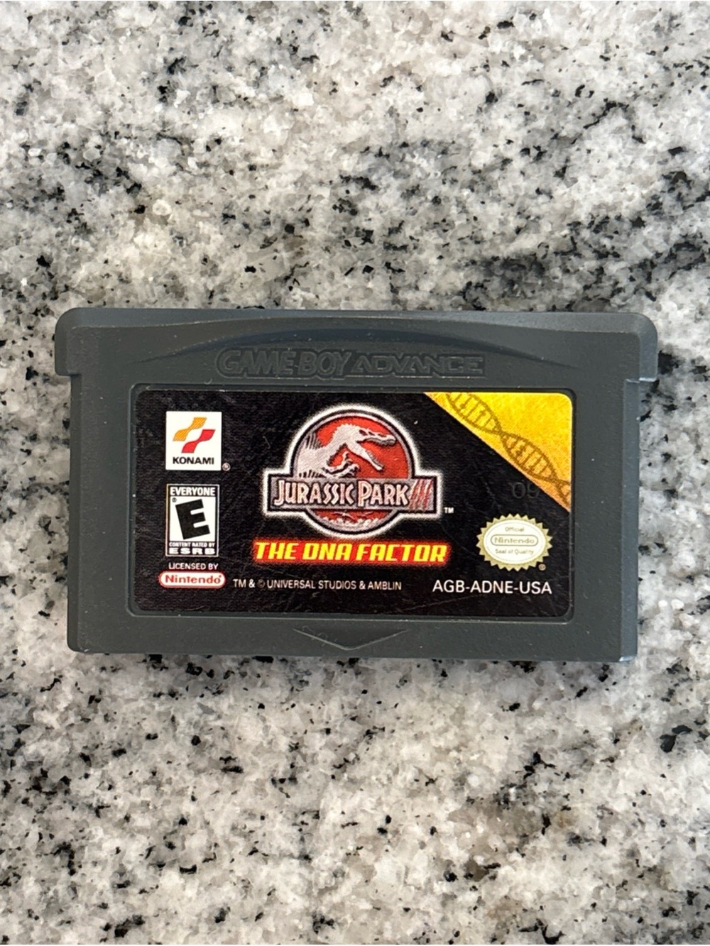 Jurassic Park III The DNA Factor (Nintendo GameBoy Advance, 2001) Tested Works